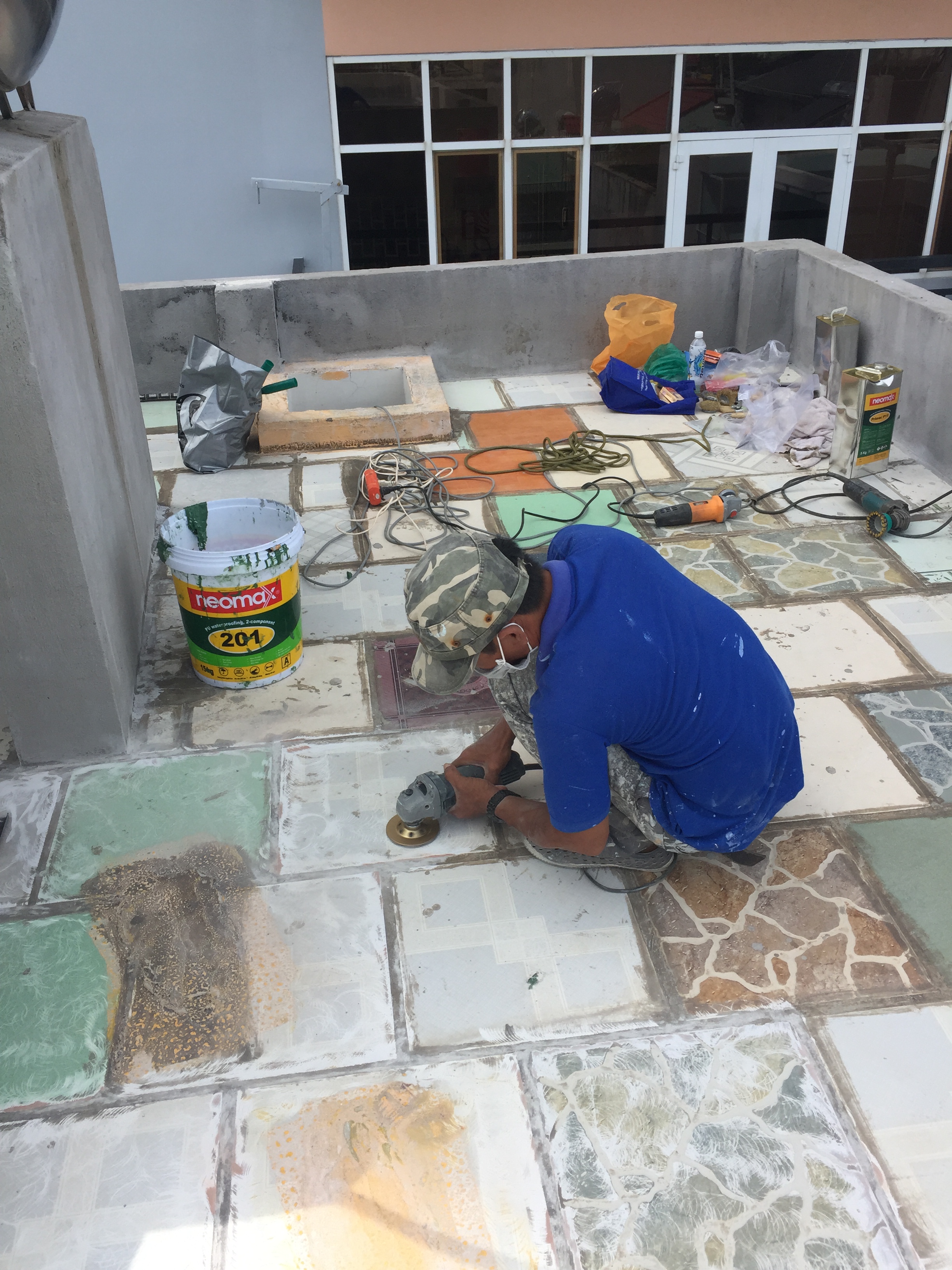 CHỐNG THẤM VŨNG TÀU THI CÔNG TẠI KHU BIỆT THỰ ĐẠI AN